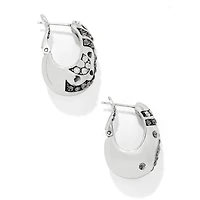 Flora Shine Hoop Earrings