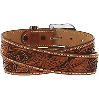 Floral Hand Tooled Belt