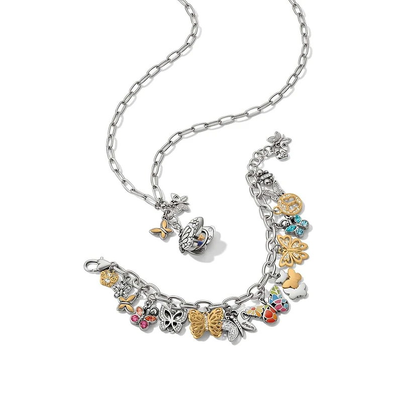 Forever Butterfly Locket Necklace