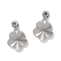 Gaia Flower Post Drop Earrings