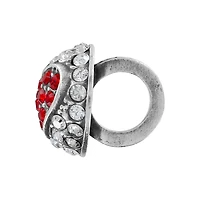 Glitter Hearts Ring Bead
