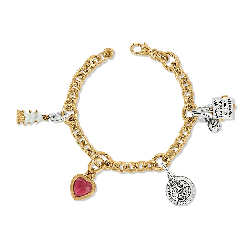 Golden Gift Charm Bracelet