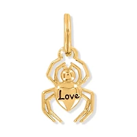 Golden Spider Charm