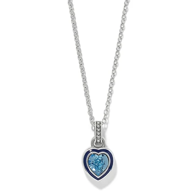 Halo Gemma Petite Heart Necklace