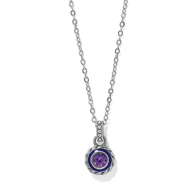 Halo Gemma Petite Round Necklace