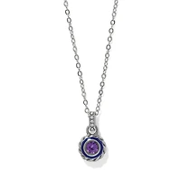 Halo Gemma Petite Round Necklace