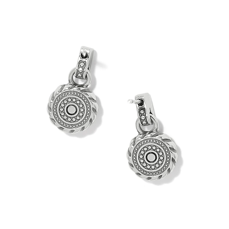 Halo Gemma Petite Round Post Drop Earrings