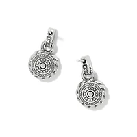 Halo Gemma Petite Round Post Drop Earrings