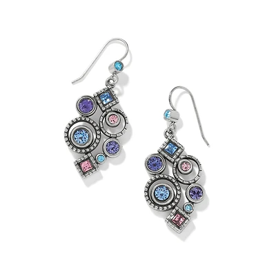 Halo Nova Cluster French Wire Earrings