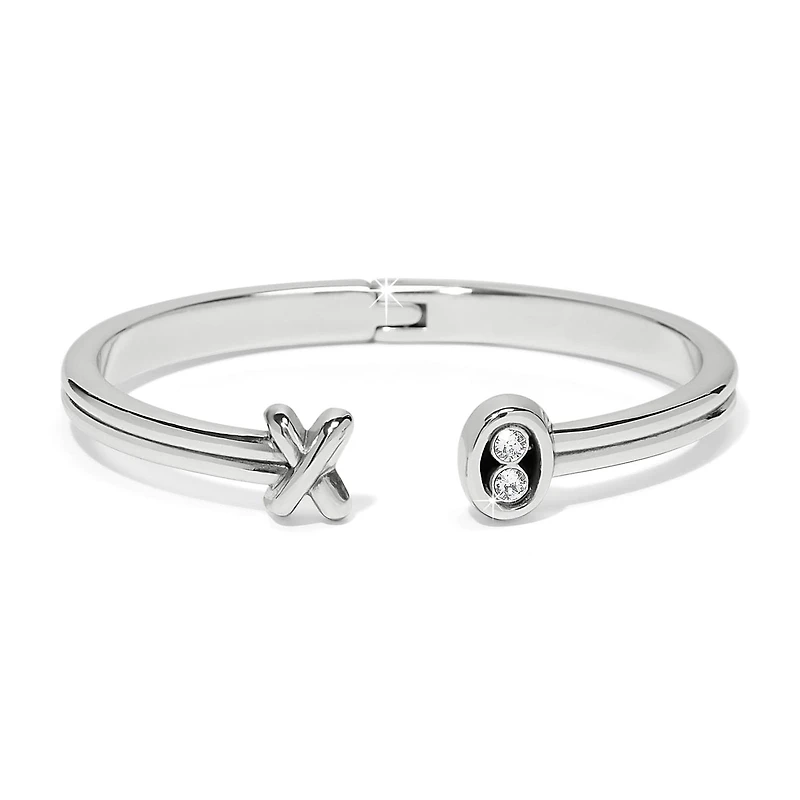 Hugs & Kisses Open Hinged Bangle