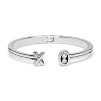Hugs & Kisses Open Hinged Bangle