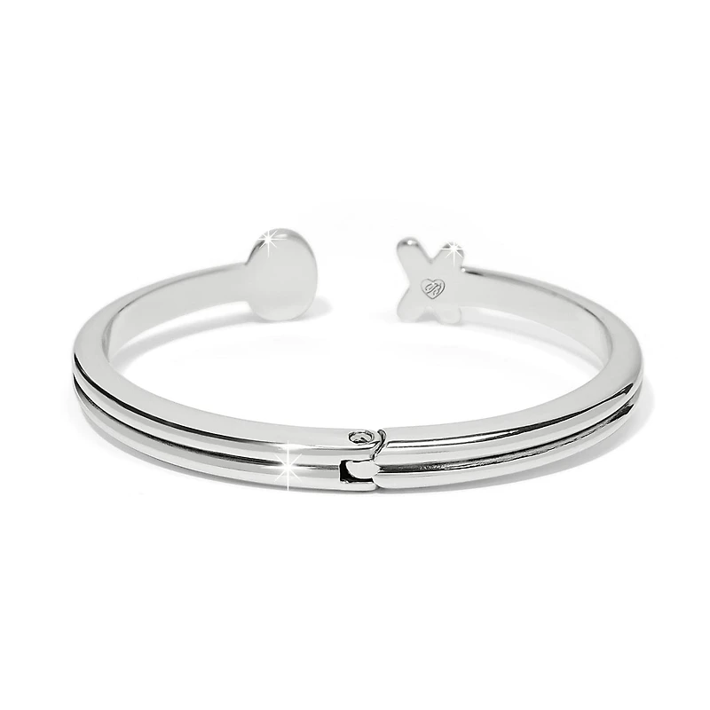 Hugs & Kisses Open Hinged Bangle