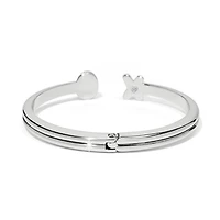 Hugs & Kisses Open Hinged Bangle