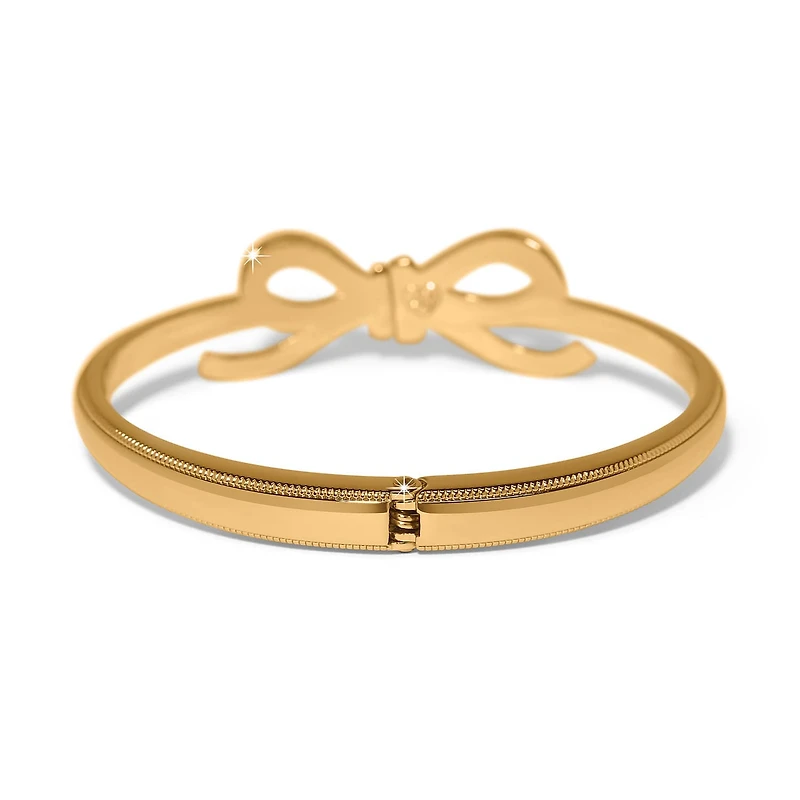 Illumina Bow Hinged Bangle