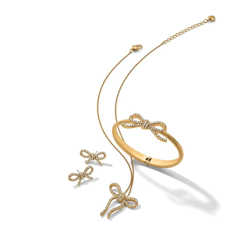 Illumina Bow Hinged Bangle