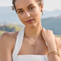 Illumina Bow Necklace
