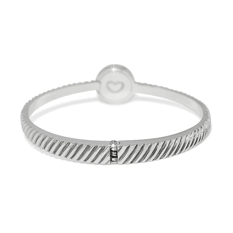 Illumina Celeste Dome Hinged Bangle