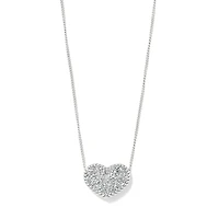 Illumina Celeste Heart Bold Necklace