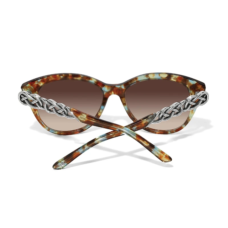 Interlok Braid Blue Havana Sunglasses