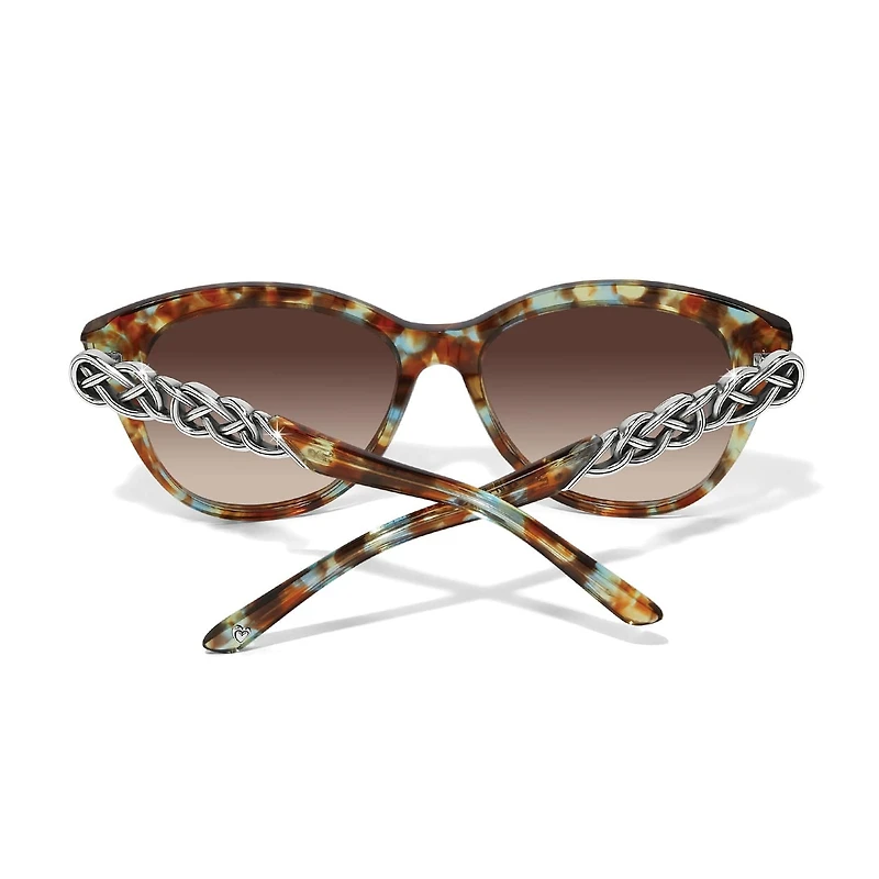 Interlok Braid Blue Havana Sunglasses