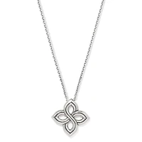 Interlok Floral Knot Necklace