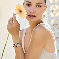 Interlok Harmony Two Tone Bar Bracelet