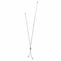 Interlok Harmony Two Tone Lariat Necklace