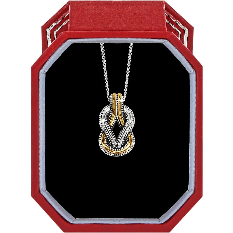Interlok Harmony Two Tone Petite Necklace Gift Box
