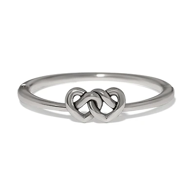 Interlok Linked Hearts Hinged Bangle