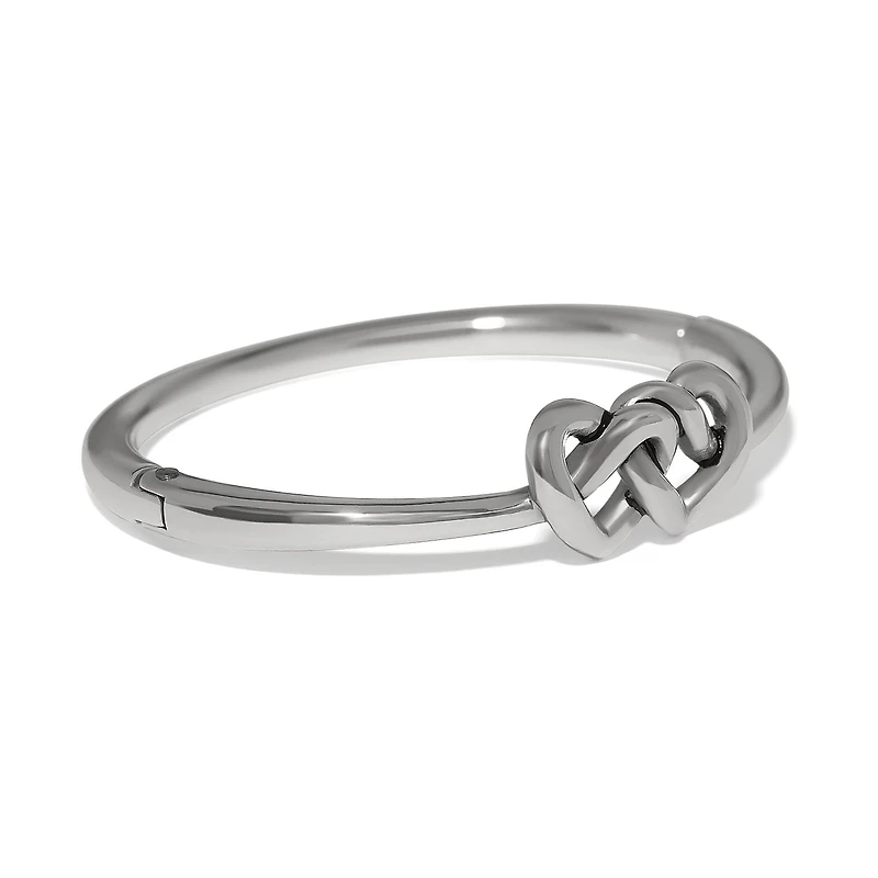 Interlok Linked Hearts Hinged Bangle