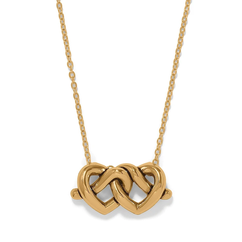 Interlok Linked Hearts Necklace
