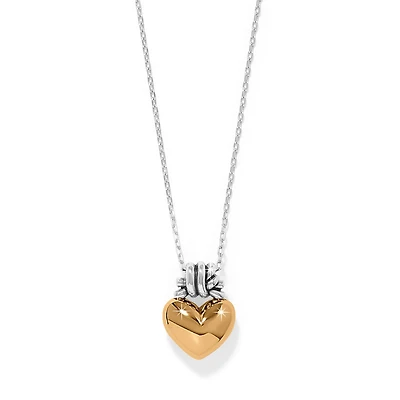 Interlok Love Knot Heart Necklace