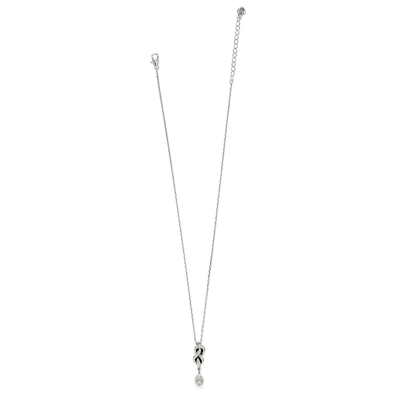 Interlok Single Knot Drop Necklace