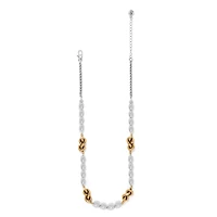 Interlok Single Knot Drops Collar Necklace