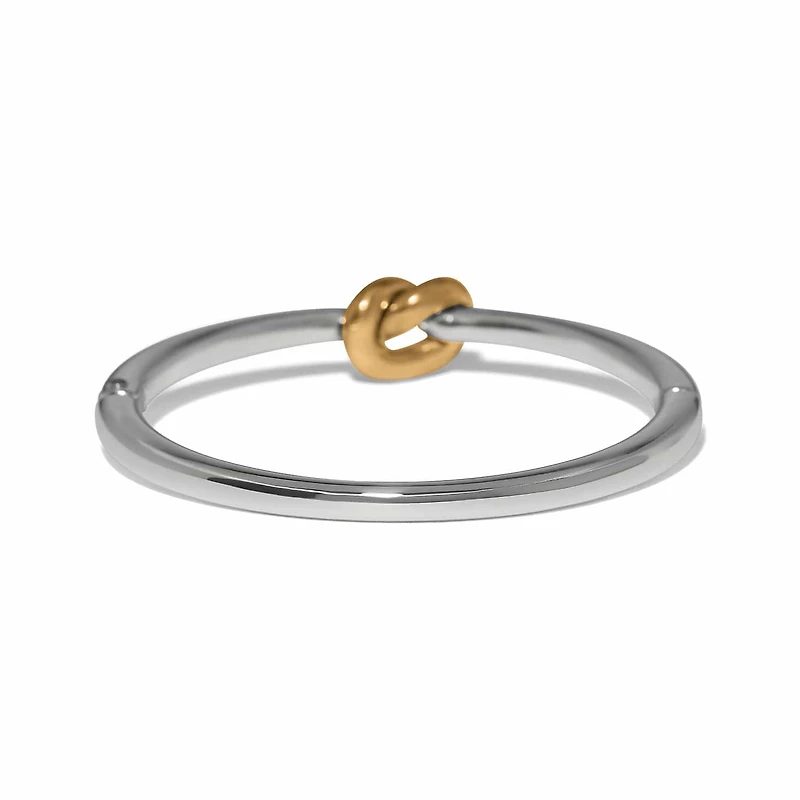 Interlok Single Knot Two Tone Hinged Bangle