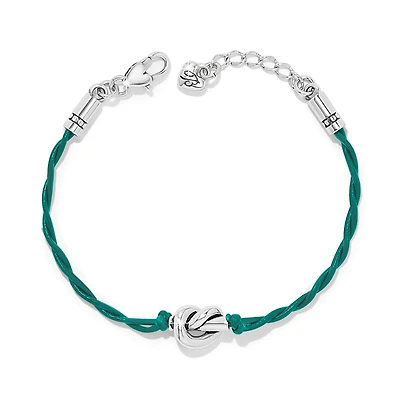 Interlok Single Knot Leather Bracelet