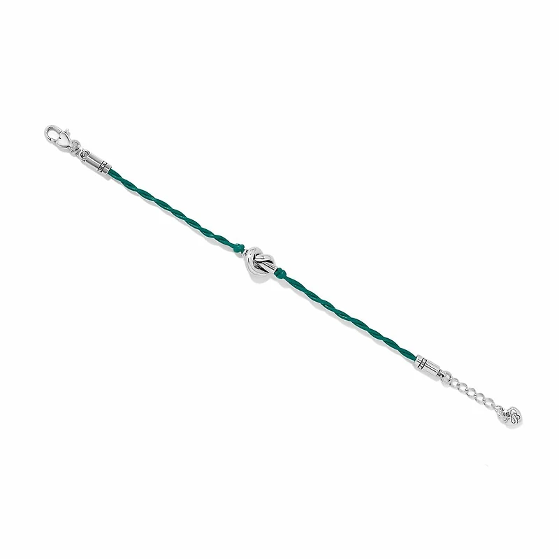 Interlok Single Knot Leather Bracelet