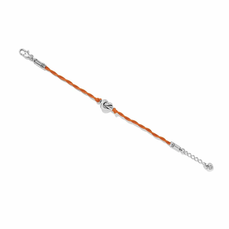 Interlok Single Knot Leather Bracelet