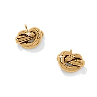 Interlok Single Knot Mini Earrings