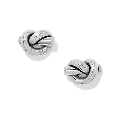 Interlok Single Knot Mini Earrings