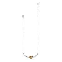 Interlok Single Knot Two Tone Necklace