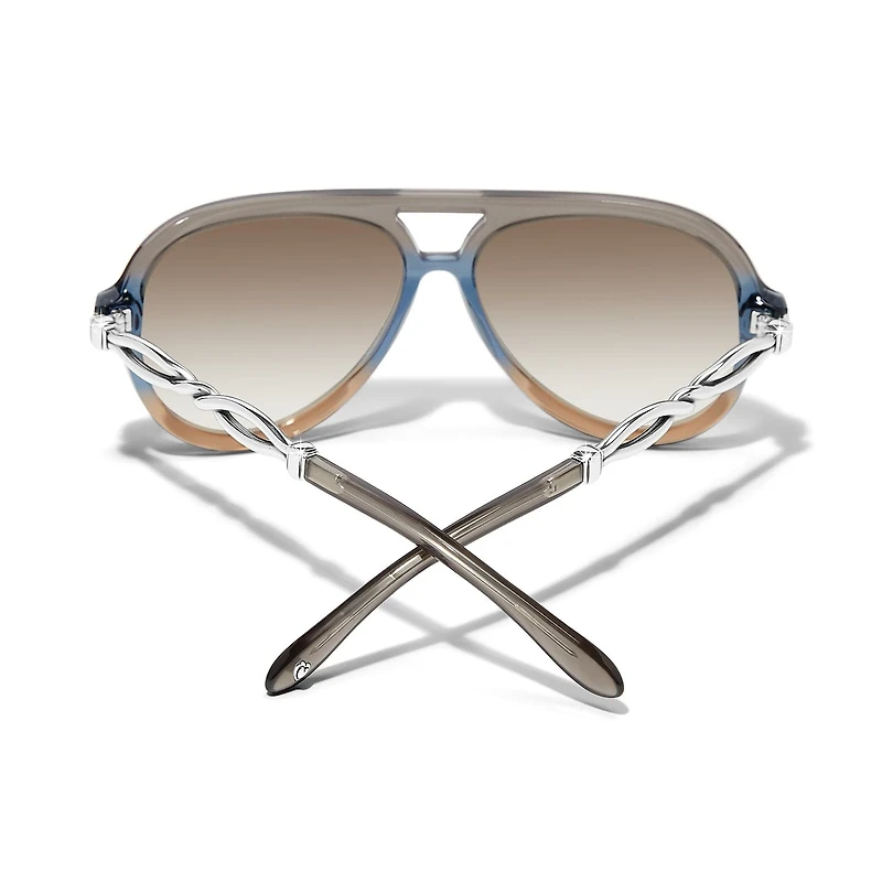 Interlok Twist Aviator Sunglasses