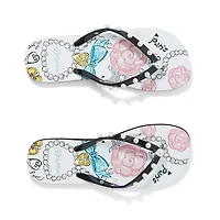 Jewels Flip Flops