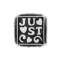 Just Married Cube Bead