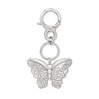 Kyoto In Bloom Indigo Butterfly Handbag Fob