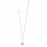 Kyoto In Bloom Indigo Petite Butterfly Necklace