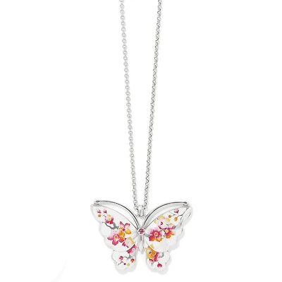 Kyoto In Bloom Sakura Butterfly Necklace