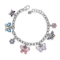 La Tulipe Butterfly Charm Bracelet