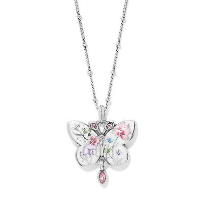 La Tulipe Butterfly Short Necklace