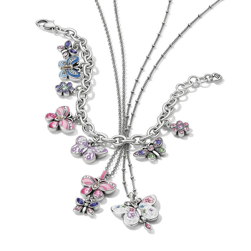La Tulipe Butterfly Short Necklace